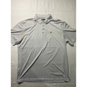 Jack Nicklaus Mens Polo Shirt XL Striped Golf Athleisure Short Sleeve